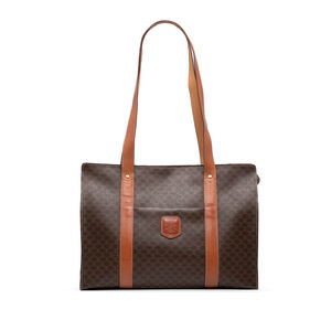 Pre-Loved Celine Macadam Coated Canvas Tote